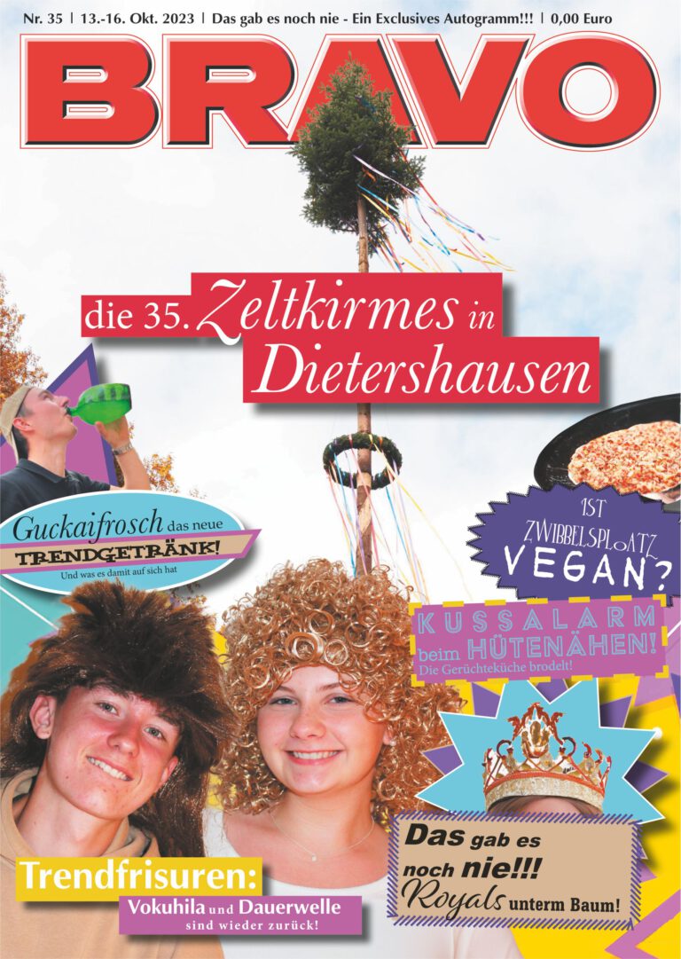 Titelseite: Kirmeszeitung2023