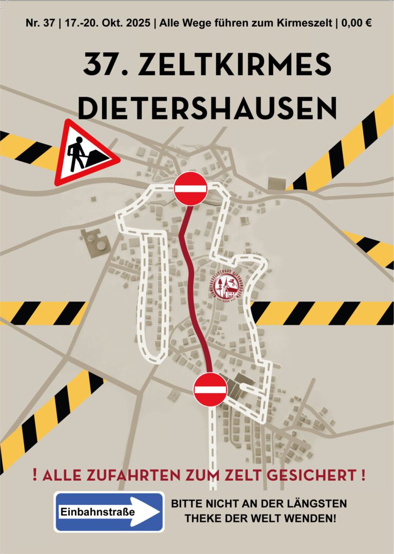 Titelseite: Kirmeszeitung2025
